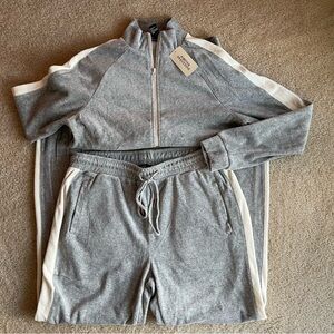 F21 Velour Tracksuit Set